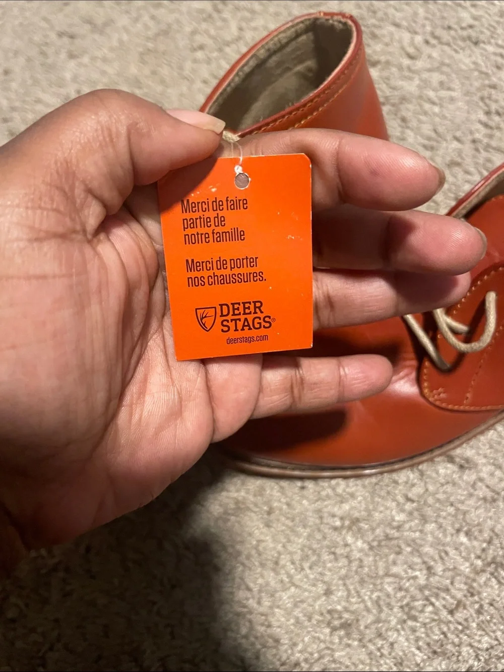 Deer Stags Men's Burnt Orange Leather Chukka Boots